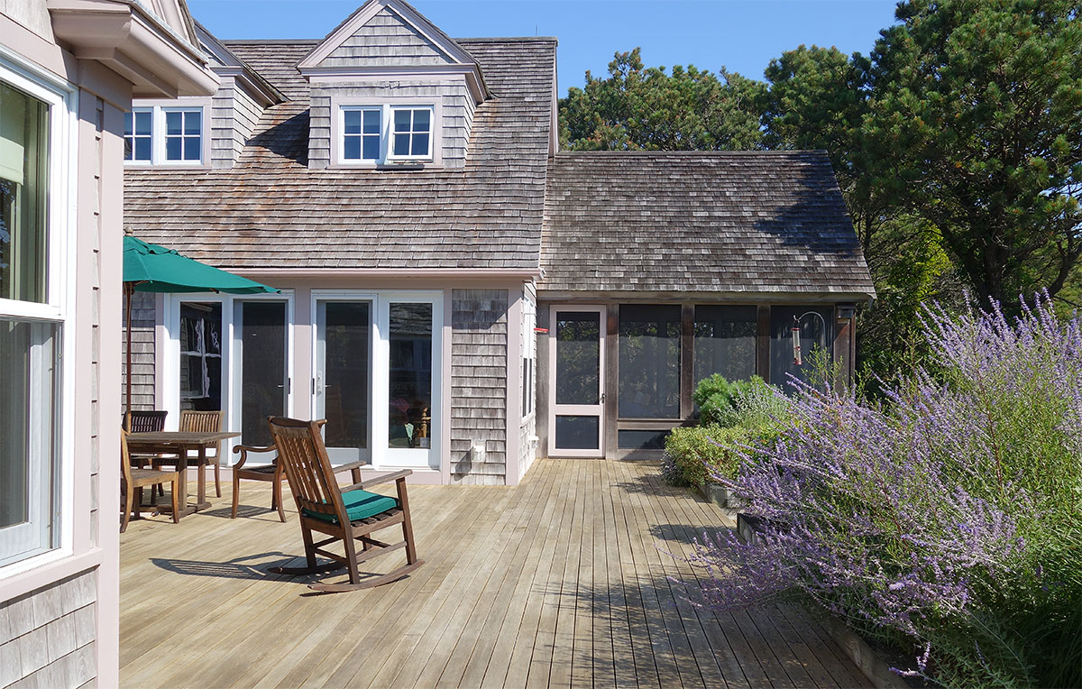 French doors, Truro, Cape Cod, by Paul Krueger Architect