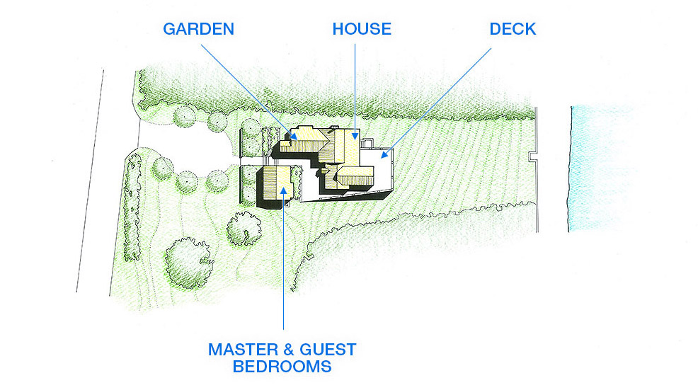 Cipolla House Site Plan by Kreuger Associates Architects, Cape Cod